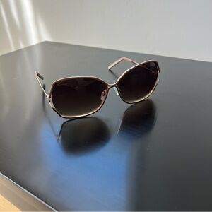 Target Brown Sunglasses with Gold Frame